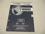 Nos 115371 1992 Omc Evinrude Johnson Outboard Parts Catalog 2.3 & 3.3 Hp. Fixed Price $16.07.