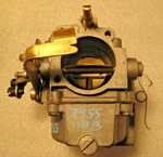 383625 Middle Carburetor 1969 Johnson 55HP Cylinder Outboard Model 55ESL69A. Fixed Price $79.00.