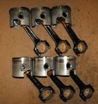 Mercury 200 Hp Stroke Piston & Connecting Rod Set Pn 881055T10 Fits 1998-2014. Fixed Price $245.00.