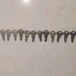 12 Vintage Chicagolock Johnson/evinrude Ignition Keys Various#'s, Free Shipping. Fixed Price $39.99.