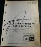 1963 Johnson Outboard Motor 18 Hp Parts Manual P/n 379270 (513). Fixed Price $26.39.
