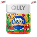 Olly Kids Multivitamin Gummy Worm, Vitamins A, D, E, Bs & Zinc, 70 Ct. Fixed Price $18.90.
