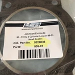 New Wsm Evinrude Johnson Cylinder Head Gasket 50-70HP 0329836. Fixed Price $25.99.