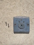 Vintage 1951 Evinrude 4443 Fleetwin 7.5HP Outboard Boat Motor Carb Face Plate. Fixed Price $8.00.