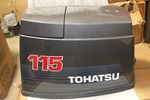 New Oem Tohatsu Upper Motor Cover 115 140 Hp 3J6S675100 Superseded By 3C7S675102. Fixed Price $800.00.