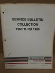 Used 1983-1989 Force Service Bulletin Collection. Manual #: 90-823798. Fixed Price $15.99.