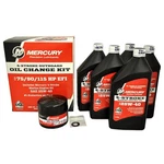 Mercury Marine 8M0081917 4-STROKE Efi Oil Change Kit 75/90/115 Hp 1OW-30. Fixed Price $102.99.