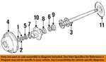 Chrysler Oem 84-03 B350 Rear Suspension Brake Components-bearing 927017. Fixed Price $101.57.