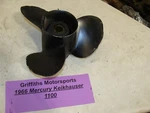 1966 Mercury Kiekhaefer 1100 110HP Outboard Propeller 13X15 PR155 Mich. Fixed Price $39.00.