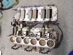 Throttle Body W Reed Plate & Valves 67H-13751-00-00 Yamaha Outboard 200HP. Fixed Price $135.00.