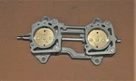 Evinrude Johnson V6 Upper Throttle Body Pn 0437321 Fits 1994-1996. Fixed Price $76.00.