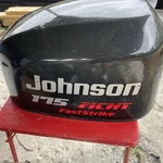 Johnson Evinrude Omc 1998 Ficht Faststrike Cover Hood Cowling 175 Hp V6. Fixed Price $325.00.