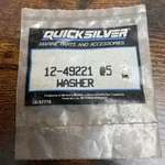 Mercury Quicksilver 12-49221 Washer (QTY-5) Oem Nos. Fixed Price $7.00.