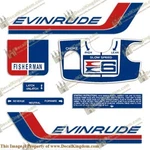 Evinrude 1972 6HP Outboard Decal Kit 3M Marine Grade. Fixed Price $84.99.