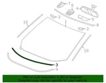 ( 1 ) Genuine Honda 77466-SV4-000 Seal-front Inner Lower Windshield. Fixed Price $34.18.