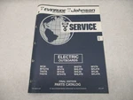 434970 1992 Omc Evinrude Johnson Electric Outboards Parts Catalog Final Ed. Fixed Price $12.50.