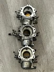 250 Hp Yamaha Carburetors 2-4-6 61A-14301-03-00 14302 14303 Two Stroke 76 Degree. Fixed Price $425.00.