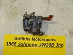 1965 Johnson Outboard 3HP Boat Motor Sea-horse JW20B Oem Carburetor. Fixed Price $188.00.