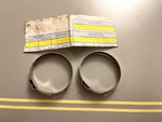 *new Oem* (lot Of 2) 0750 Omc Johnson Evinrude 41.0MM Ear Clamp 0349729. Fixed Price $7.36.
