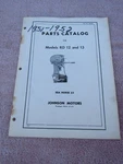 Johnson Antique Outboard Motor Original Factory Parts List 1951 RD-12 RD-13 25HP. Fixed Price $9.95.