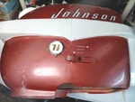 Omc Johnson Outboard 1956 AD-11 7.5HP Cowling Motor Cover Hood 304259 304260. Fixed Price $89.95.