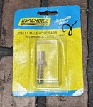 Seachoice 20811 Male Hose All Brass 5/16" BARB-1/4" Npt. Fixed Price $10.99.
