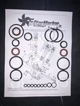 Highest Quality Seal Kit Yamaha 115-250HP 1997 & Up Fast Strike 63P-43800-00-4D. Fixed Price $100.00.