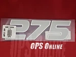 New Mercury Oem 275 Hp Verado Rear Decal - Part#: 8M0113299. Fixed Price $75.45.
