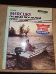 Clymer Mercury Outboard Shop Manual 3.5-40 Hp 1972-1989 Includes Electric Motors. Fixed Price $18.00.
