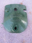 Johnson Antique Outboard Motor Dash Plate 3HP 1952-55 JW-10 JW-11 JW-12 # 303013. Fixed Price $19.95.
