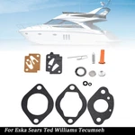 For Eska Sears Ted Williams Tecumseh Outboard Motor 1961-1987 Carburetor Kit. Fixed Price $10.46.