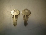 Evinrude/johnson/omc Quantity Two Of #501590 KF75 Ignition Keys, Free Freight. Fixed Price $12.95.