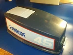 0282057 Outboardent Motor Cover Johnson Evinrude 50HP 60HP. Fixed Price $149.00.