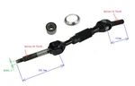 39158-1109/1105 Rear Axle Shaft For Kawasaki Mule 3010/2500/2510 With Defect. Fixed Price $159.00.