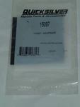 Genuine Mercury Mariner Quicksilver Part # 15097 Neoprene Sheet Commander Side. Fixed Price $7.95.