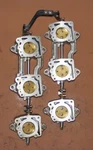 Johnson 200 Hp V6 Throttle Body Assembly Pn 0398378 Fits 1988-1990. Fixed Price $45.50.