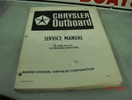 Chrysler Oem Service Manual 45 And 50HP #OB3871 1985 4-1-2. Fixed Price $13.95.