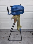 Vintage 1953 Corsair / Scott Atwater 5HP Navigator Mod. 2735 Outboard Boat Motor. Fixed Price $120.00.