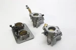 5615A4 WMK-12 Mercury Carburetor Set 65 Hp 3 Cylinder 1972 1975 Rebuild Ready. Fixed Price $120.00.