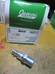 Auveco # 16072 Air System Connector Ms Series 1/4" Male Npt Qty 5. Fixed Price $20.00.