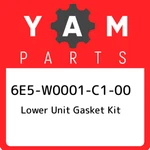 6E5-W0001-C1-00 Yamaha Lower Unit Gasket Kit 6E5W0001C100, New Genuine Oem Part. Fixed Price $211.33.