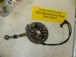 1953 54 Montgomery Ward Sea King 5HP Outboard Ignition Points Plate Armature. Fixed Price $125.00.