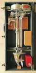 Vintage Elto Outboard Motor + Travel Case & Accessories Near Mint Condition. Fixed Price $11995.00.
