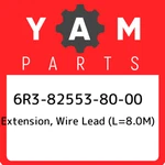 6R3-82553-80-00 Yamaha Extension, Wire Lead (L=8.0M) 6R3825538000, New Genuine. Fixed Price $139.34.