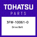 3FW-10061-0 Tohatsu Drive Belt 3FW100610, New Genuine Oem Part. Fixed Price $53.80.