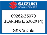 Suzuki Oem Part 09262-35070 Bearing, Final Drive Lh. Fixed Price $49.83.