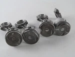 Oem 01-2004 F50 Yamaha Outboard Pistons & Con Rods 62Y-11631-10-96. Fixed Price $249.00.