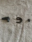 1975 Johnson 9.9 Hp Latch Handle 0328767. Fixed Price $15.00.