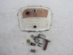 Johnson Antique Outboard Motor Dash Panel 35HP Electric Start + Knobs 1957-58. Fixed Price $19.95.