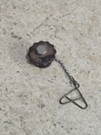 Antique 1938 Johnson KA-38 9.3HP Outboard Boat Motor Gas / Fuel Tank Cap. Fixed Price $7.00.